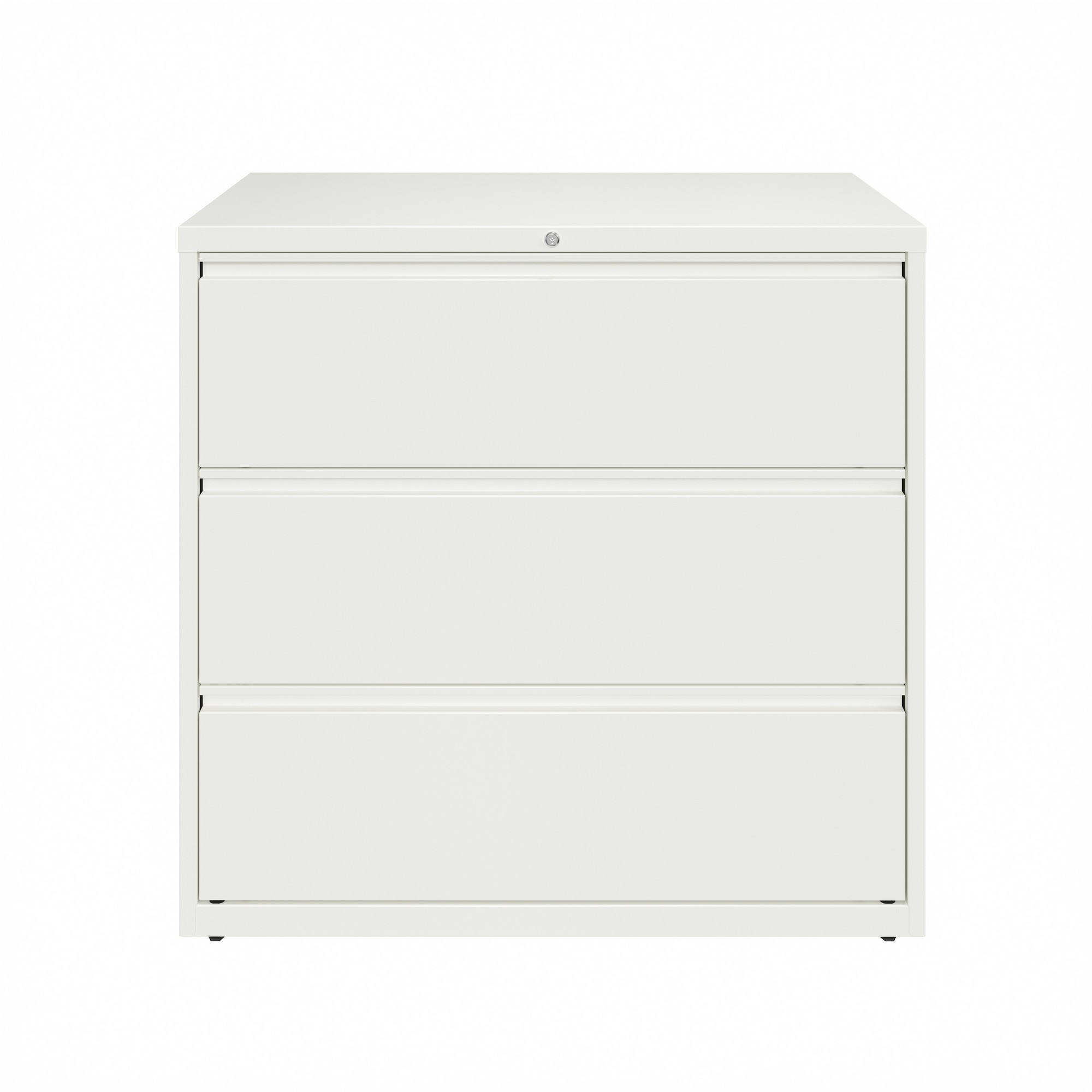 Hirsh Industries, 3 Drawer Lateral File Cabinet, Width 42 in, Depth 18.625 in, Height 40.25 in, Model# 23705